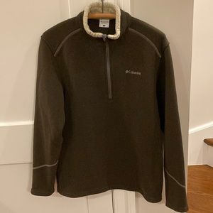 Mens Columbia 3/4 zip pullover fleece. Size M